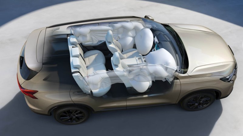 HAVAL H6, 6 қауіпсіздік жастықтары